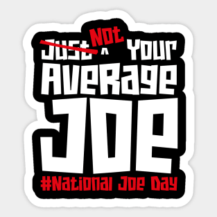 National Joe Day – March Sticker